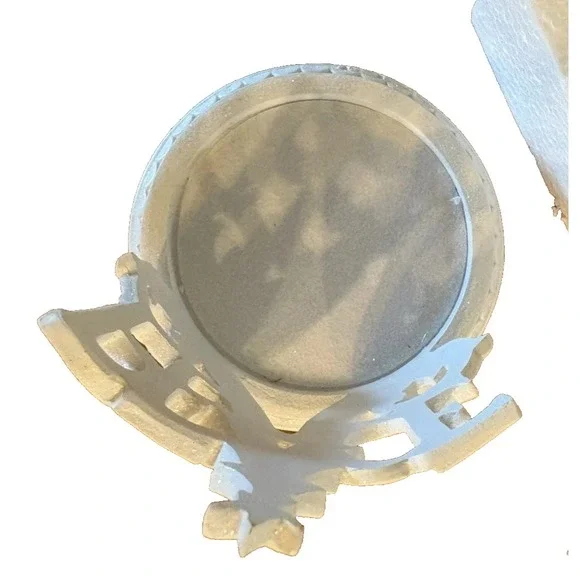 Scentsy Wrap PEACE for Etched Core Warmer w/box Holiday White Frosted - Picture 3 of 4